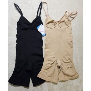 Women Shapewear Bodysuit Shorts Tummy Control Butt Lift Body Shaper M/L